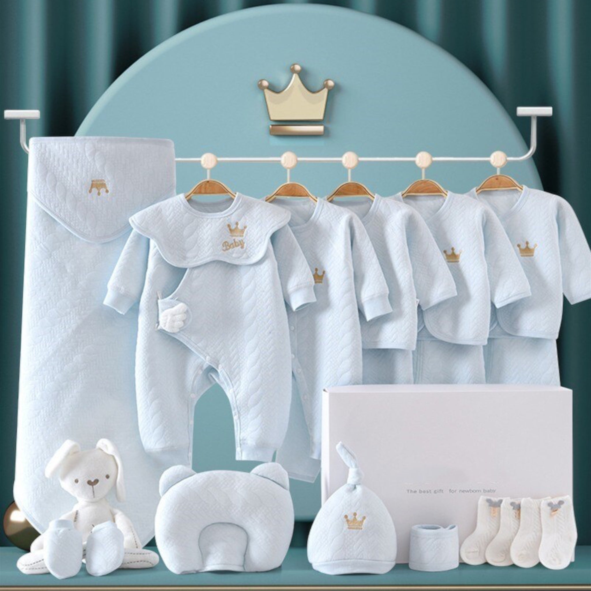 BabyBliss | Luxury Newborn Gift Box – Soft & Complete
