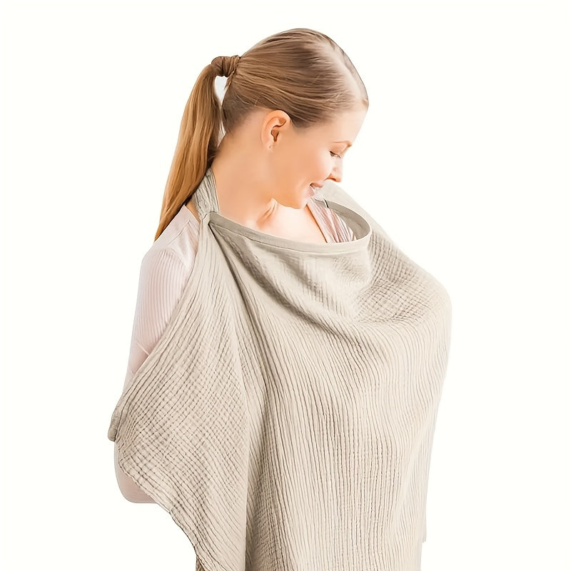 NurseEase | Lactation Towel – Soft Gauze Breastfeeding Cover