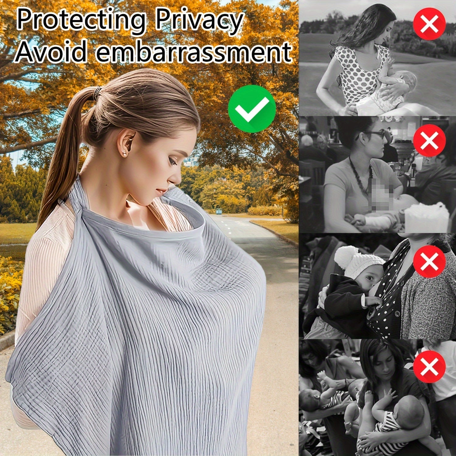 BabyHaven | Nursing Cover – Lightweight Versatile Feeding Design