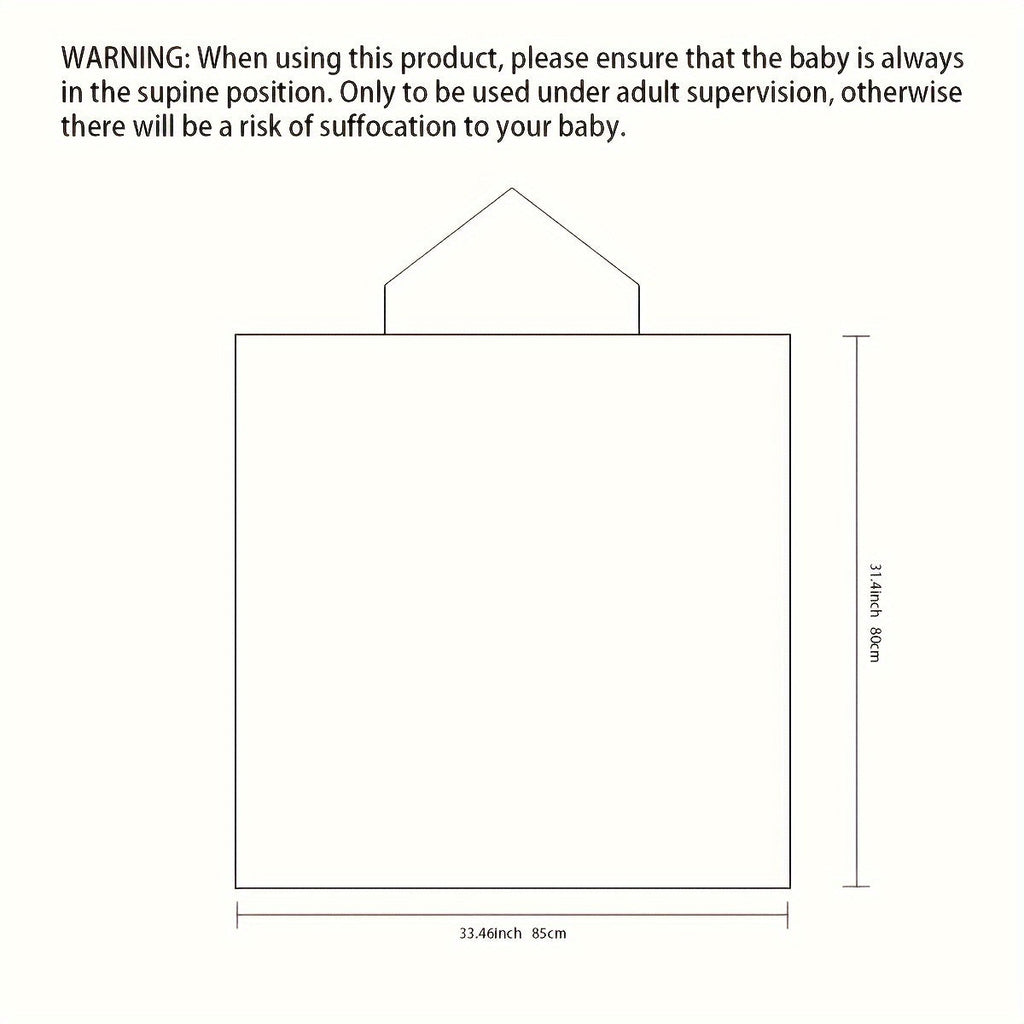 CuddleNest | Baby Cloak – Soft Knitted Plush with Wind Protection