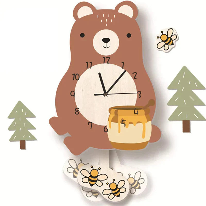 AnimalClock | Charming Clock with Animal Design