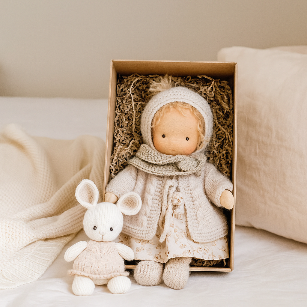 LittleCarol | Handmade Waldorf Doll – Gentle, Washable & Durable