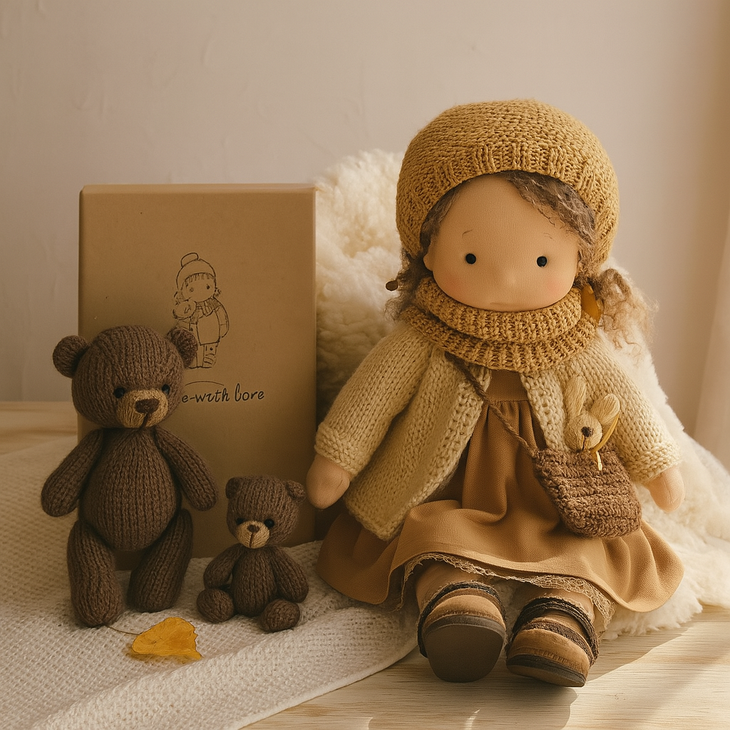 LittleCarol | Handmade Waldorf Doll – Gentle, Washable & Durable