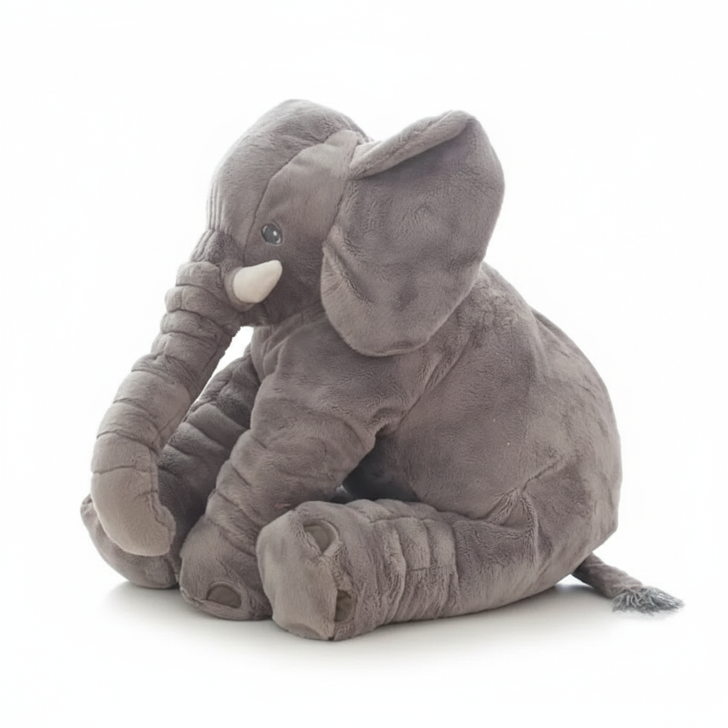 SnugBuddy | Soft Elephant Cuddle Pillow for Babies