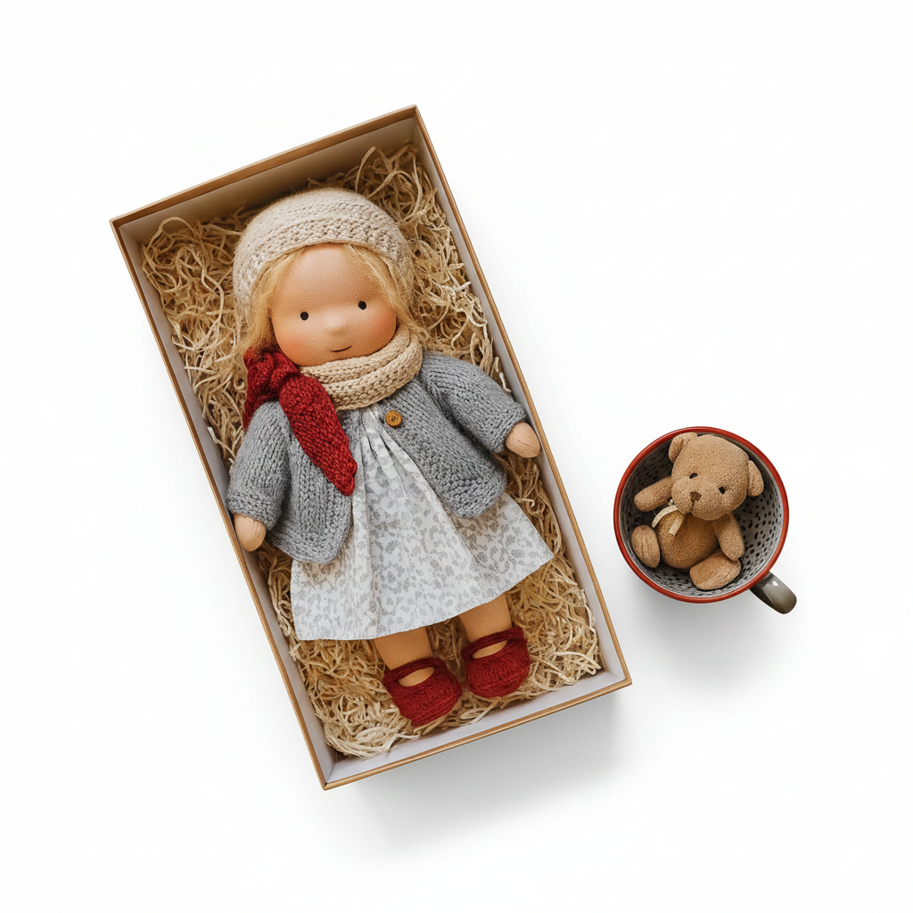 LittleCarol | Handmade Waldorf Doll – Gentle, Washable & Durable