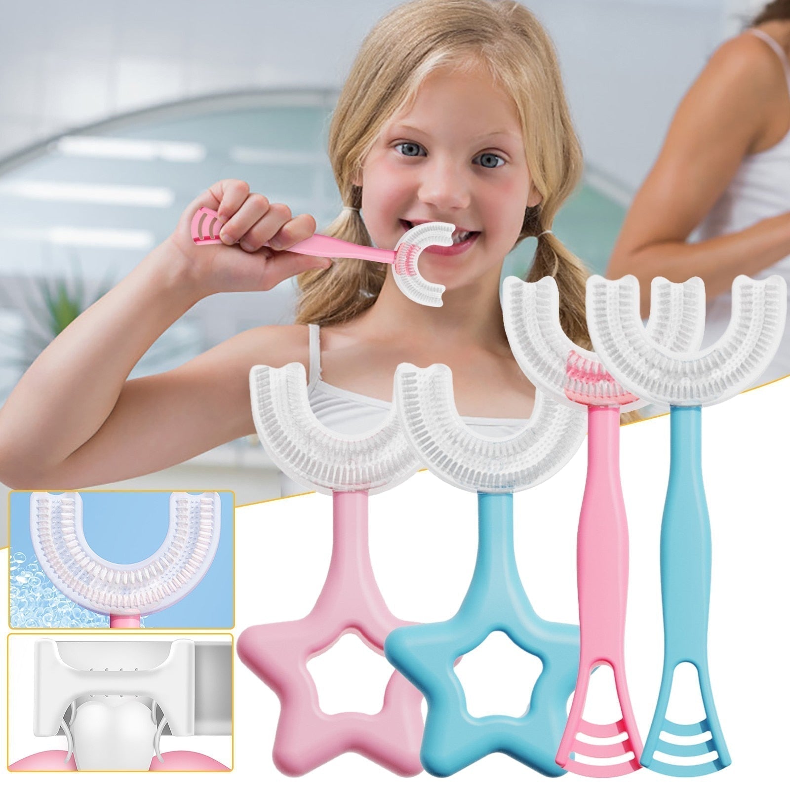 SmileBrush | Efficient U-Shaped Children's Toothbrush