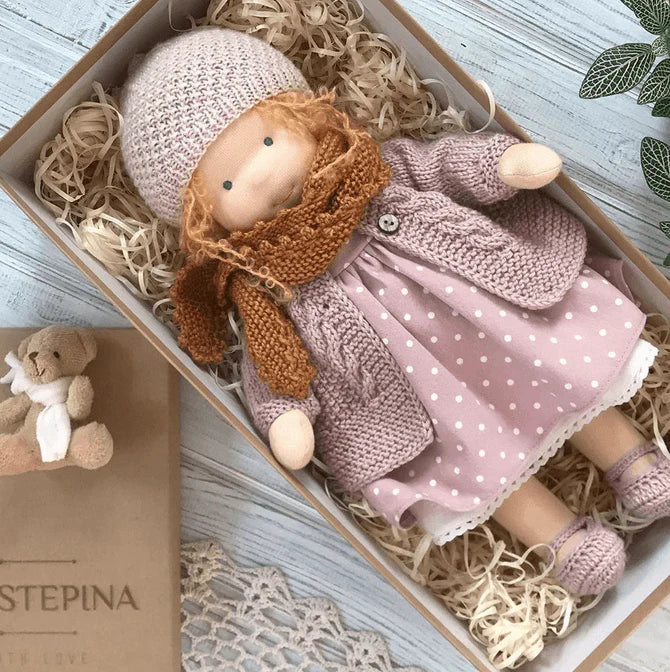 LittleCarol | Handmade Waldorf Doll – Gentle, Washable & Durable