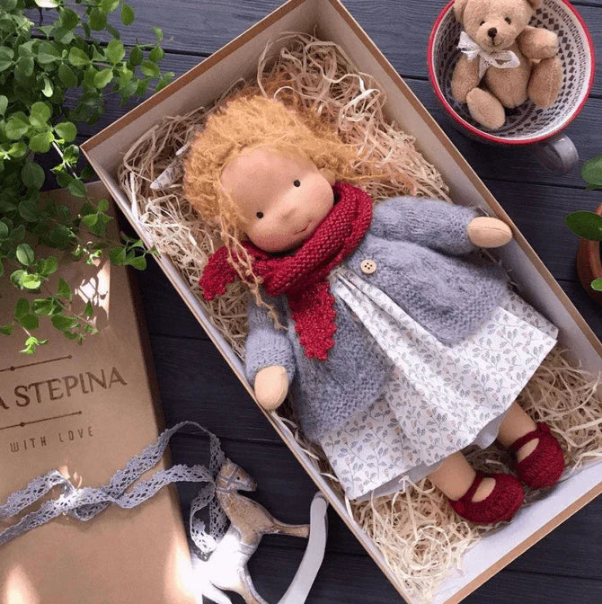 LittleCarol | Handmade Waldorf Doll – Gentle, Washable & Durable